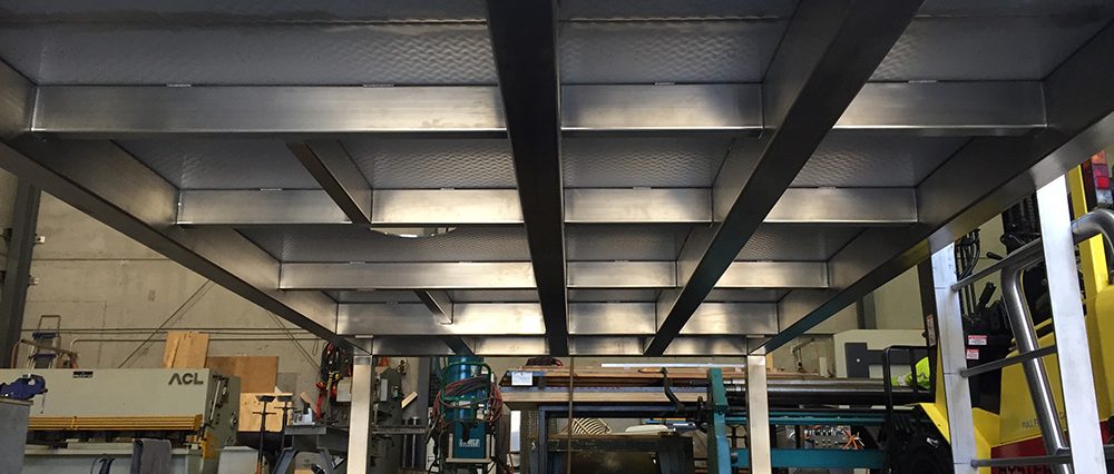 Stainless steel platform for Food production plant, Sydney
